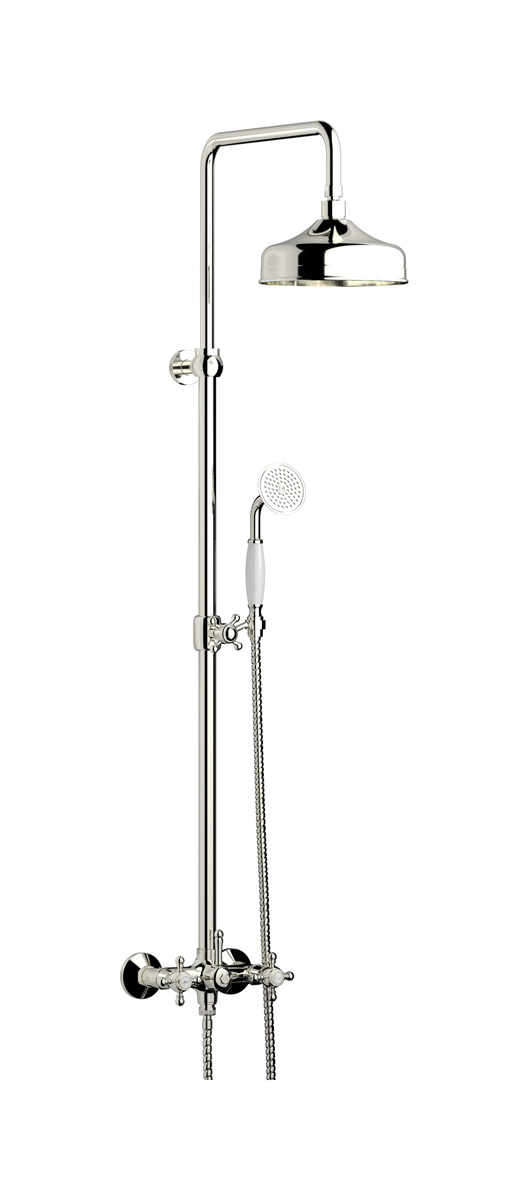 Душевая колонна с термостатом в комплекте с душевым гарнитуром. WE ARE IB hr800pl Platinum Indoor Shower