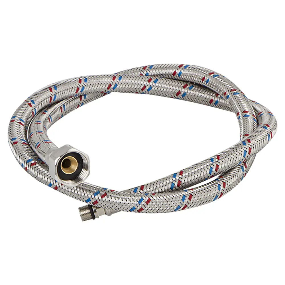 Гибкая подводка для смесителя Кит-Пром 1/2"xM10-18 гайка - штуцер 100 см 14349684 STLM-2025612  - Вид №2