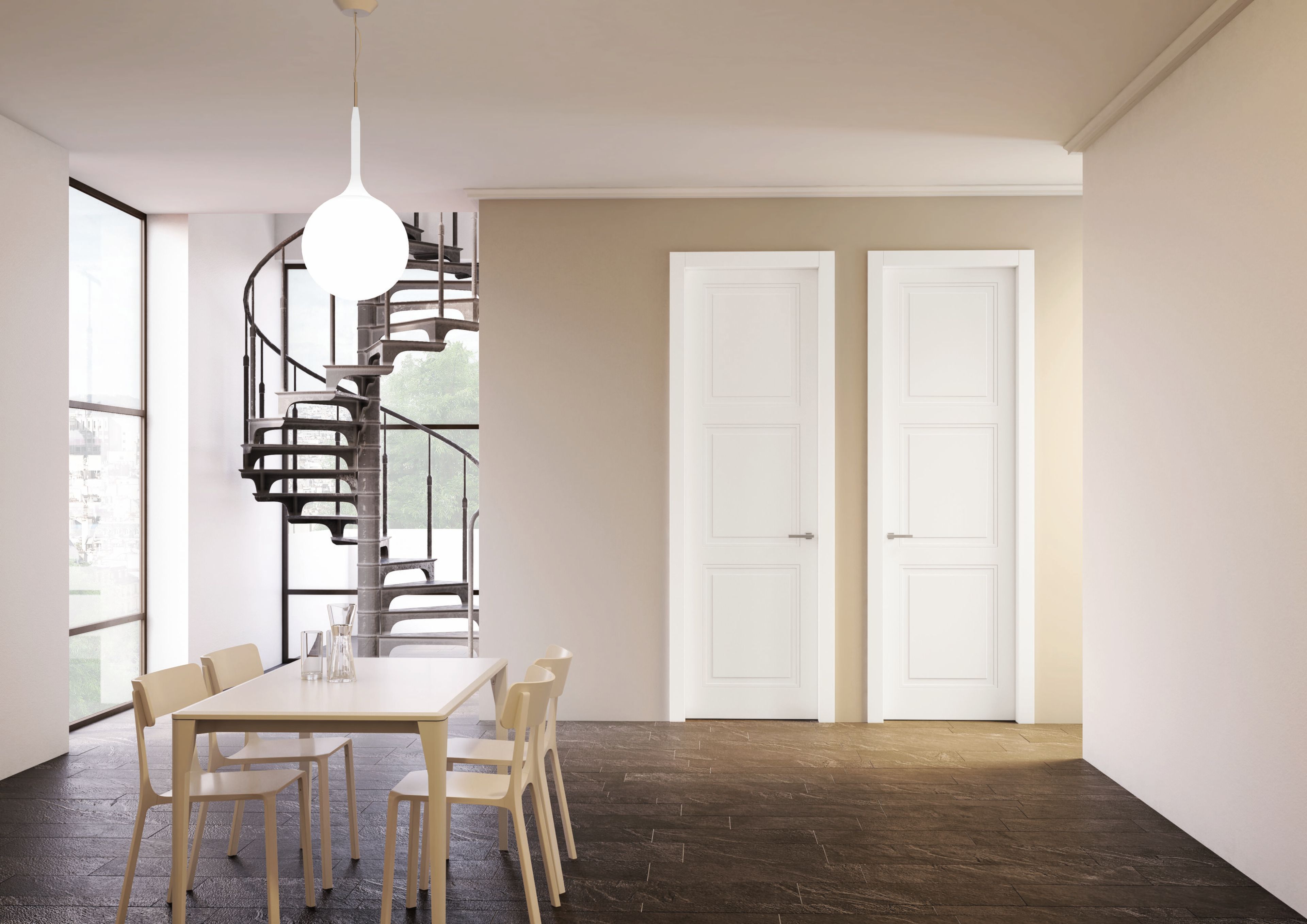 Деревянная дверь со скрытыми петлями PIVATO le porte UNICA ARCH-00106556 - Вид №15