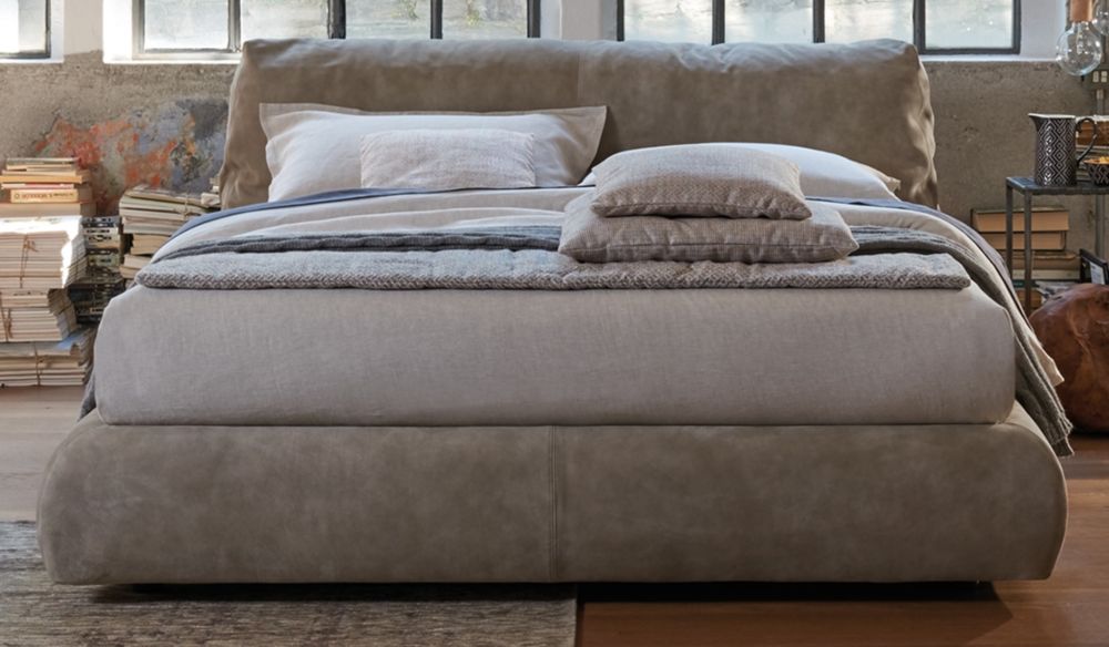 Кровать двуспальная 160х200 серая Sharpei DORELAN SHARPEI 052401 Коричневый  - Вид №1