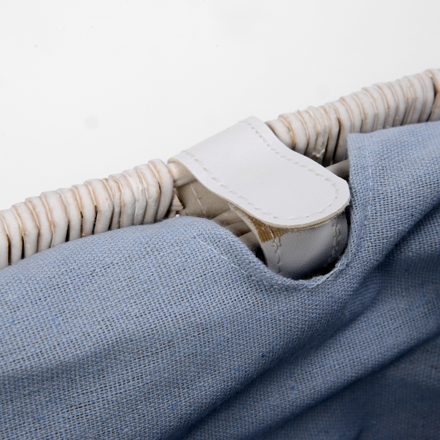 WB-450-L Lippe Плетеная корзина для белья с крышкой WasserKRAFT  - Вид №5