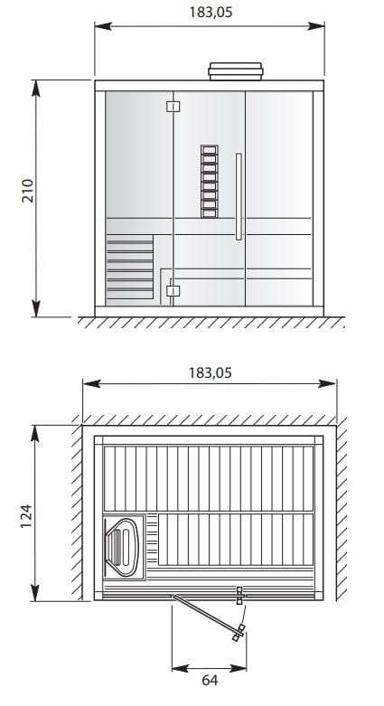 Финская сауна с хромотерапией Kinedo NEXT LEVEL DUAL ARCH-00038394 - Вид №4
