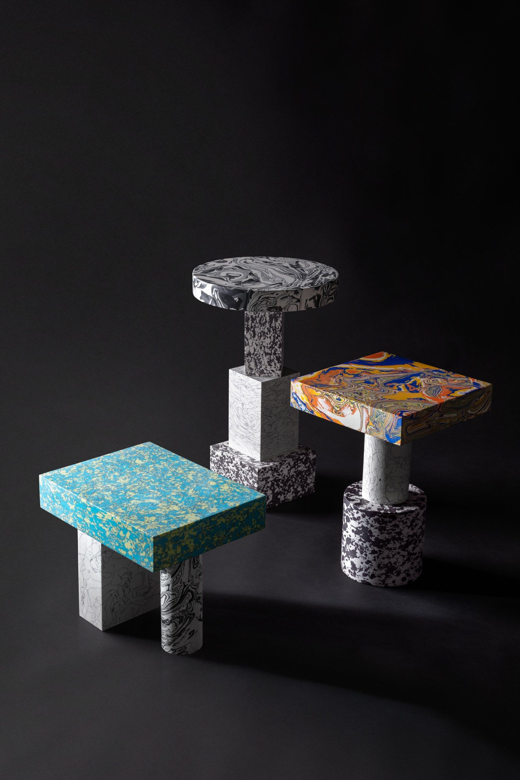 Низкий мраморный журнальный столик Tom Dixon SWIRL TABLE LOW ARCH-00108388 - Вид №6