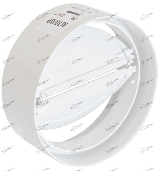 First Corporation Муфта для круглых труб с обратным дроссельным клапаном La ventilazione Cvl100b