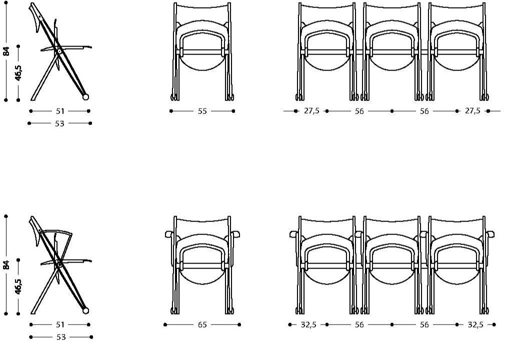 LAMM Стул складной на колесиках Conpasso sun-id-1435237 - Вид №5
