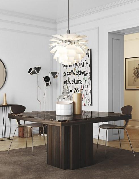 TemaHome Квадратный мраморный обеденный стол sun-id-1466114 - Вид №2