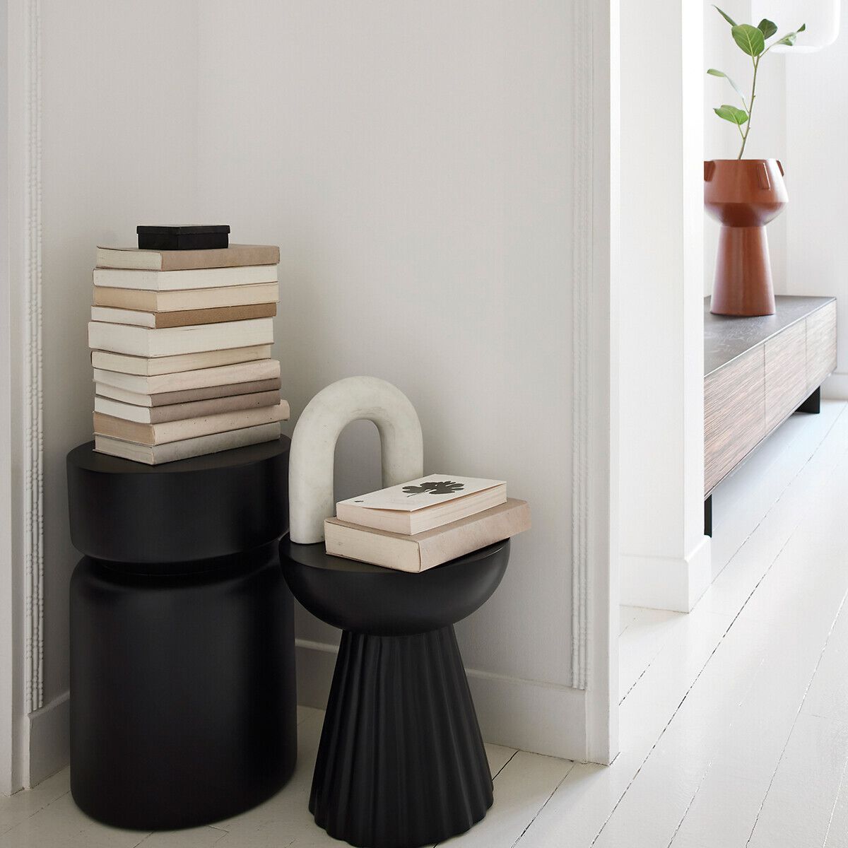 Круглый журнальный столик из манго AMPM DONATO ARCH-00122789 - Вид №1