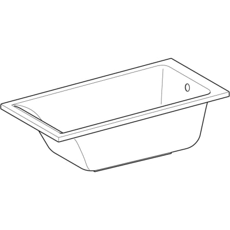 554.306.01.1 Прямоугольная ванна Geberit Renova Plan Geberit  - Вид №16