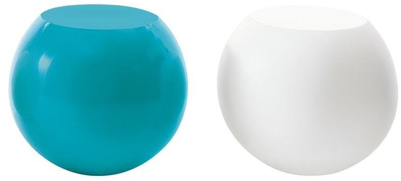 Cappellini Круглый журнальный столик из стекловолокна и смолы  Bg_1  - Вид №2