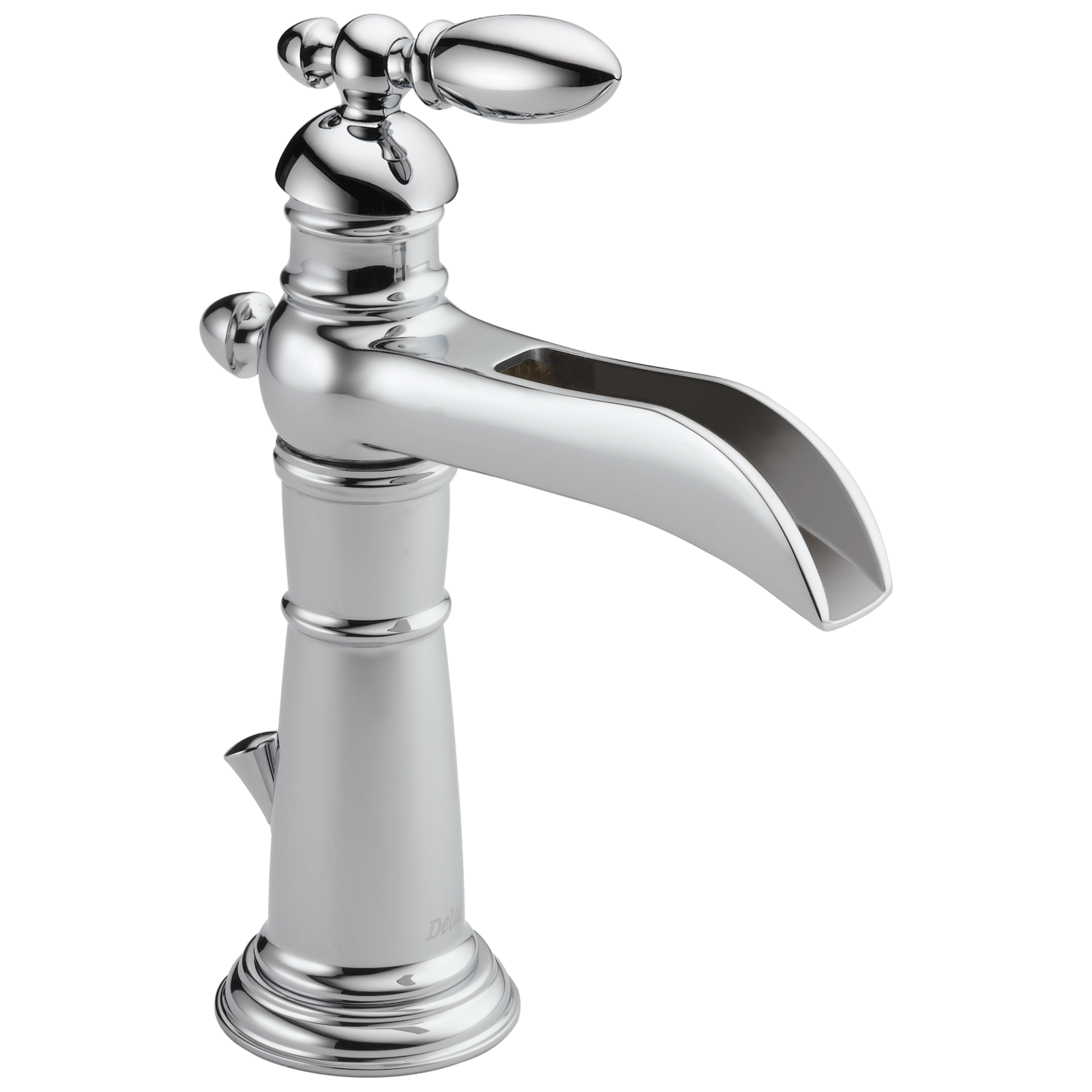 554LF-PT Смеситель для ванной комнаты с одной ручкой Delta Faucet Victorian Выдержанный оловянный