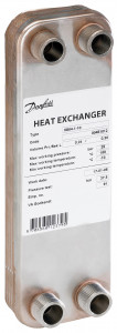 Danfoss Паяный пластинчатый теплообменник серии XB04 XB 04-1 50 паяный пластинчатый теплообме 004B1024