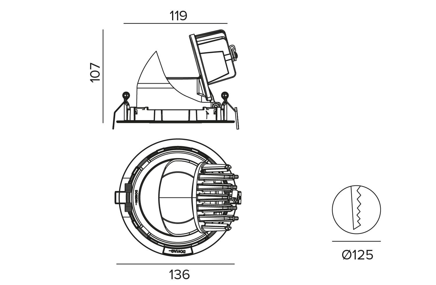 Регулируемый встраиваемый прожектор TARGETTI CCTEvo ARCH-00146137 - Вид №2