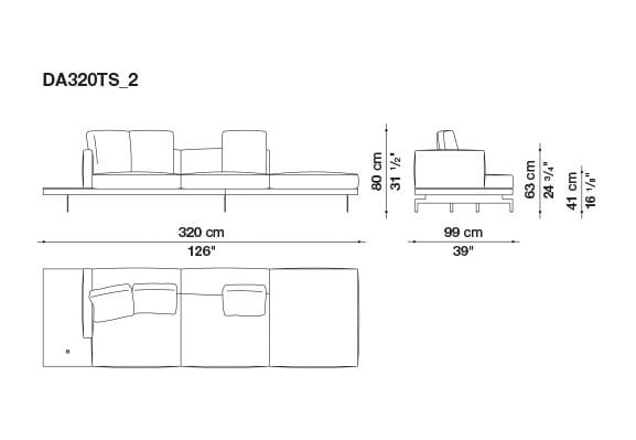 Кожаный диван B&B Italia док ARCH-00130675 - Вид №84