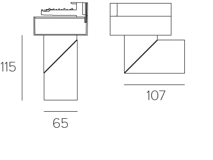 Регулируемый светодиодный источник для алюминиевого трекового освещения Letroh узел ARCH-00015958 - Вид №1