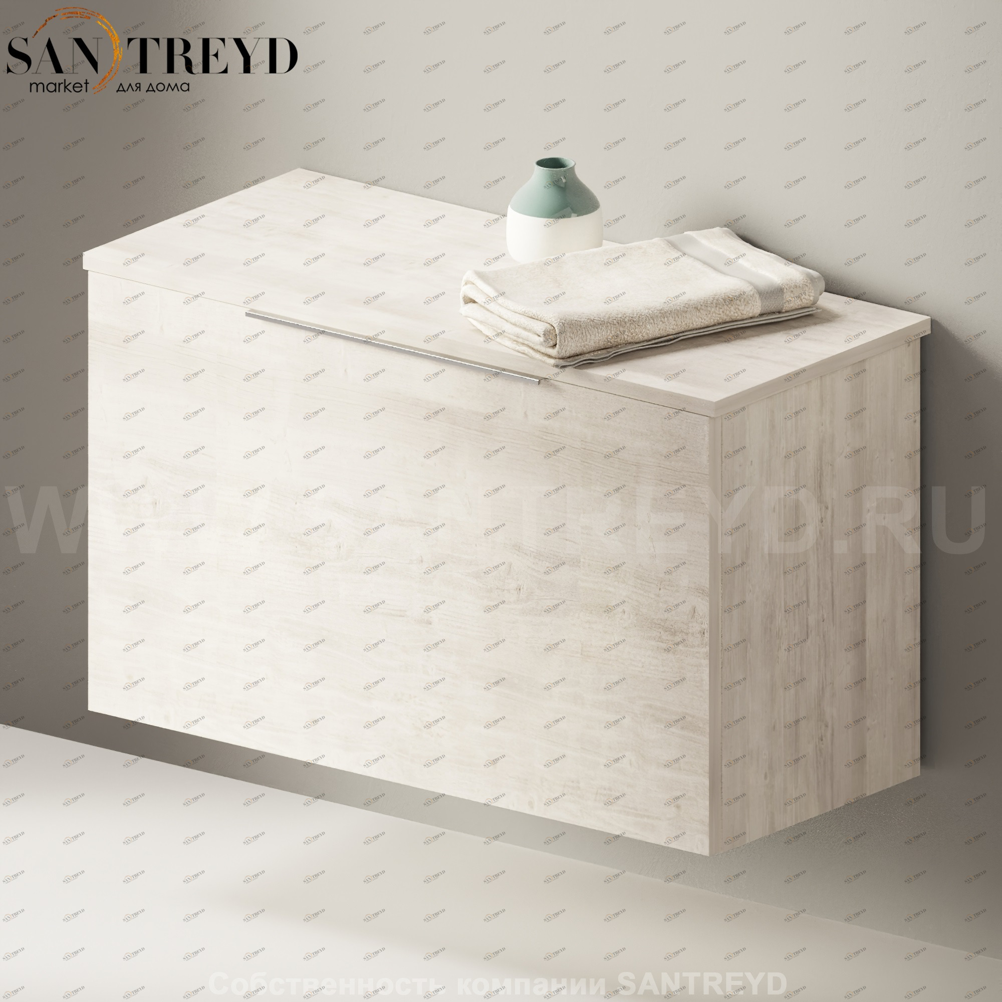 Flaminia BOX Настенная тумба 85 см с 1 ящиком BX426.WR Ceramica Flaminia BX426WR