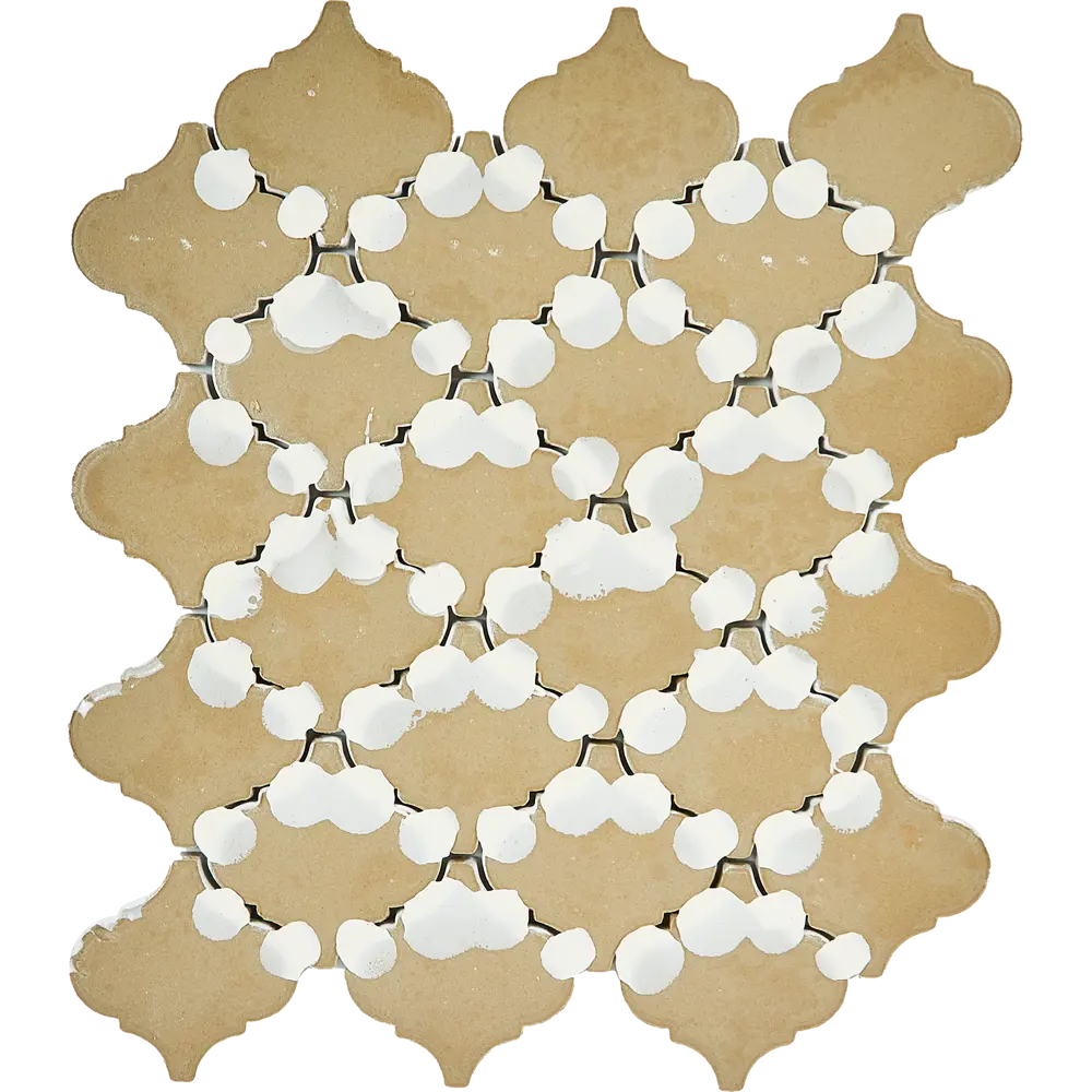 Мозаика Kerama Marazzi Arabesques Shiny 26x30 см цвет белый 84612982 STLM-2000417 Арабески - Вид №3
