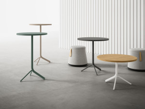 Система столов с круглой столешницей