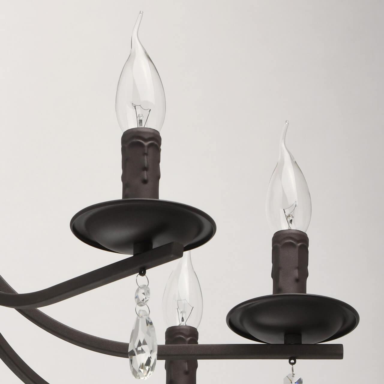 Подвесная люстра De Markt City Аманда 481013208 DE MARKT АМАНДА 187279 Коричневый - Вид №1