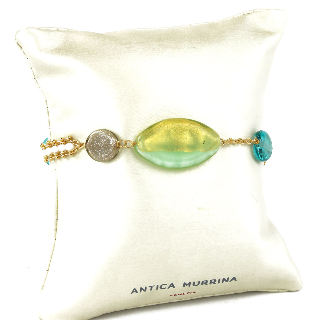 3836 ORIGINALMURANOGLASS Набор украшений Лилия - Коллекция Antica Murrina - муранское стекло OMG  см  - Вид №1
