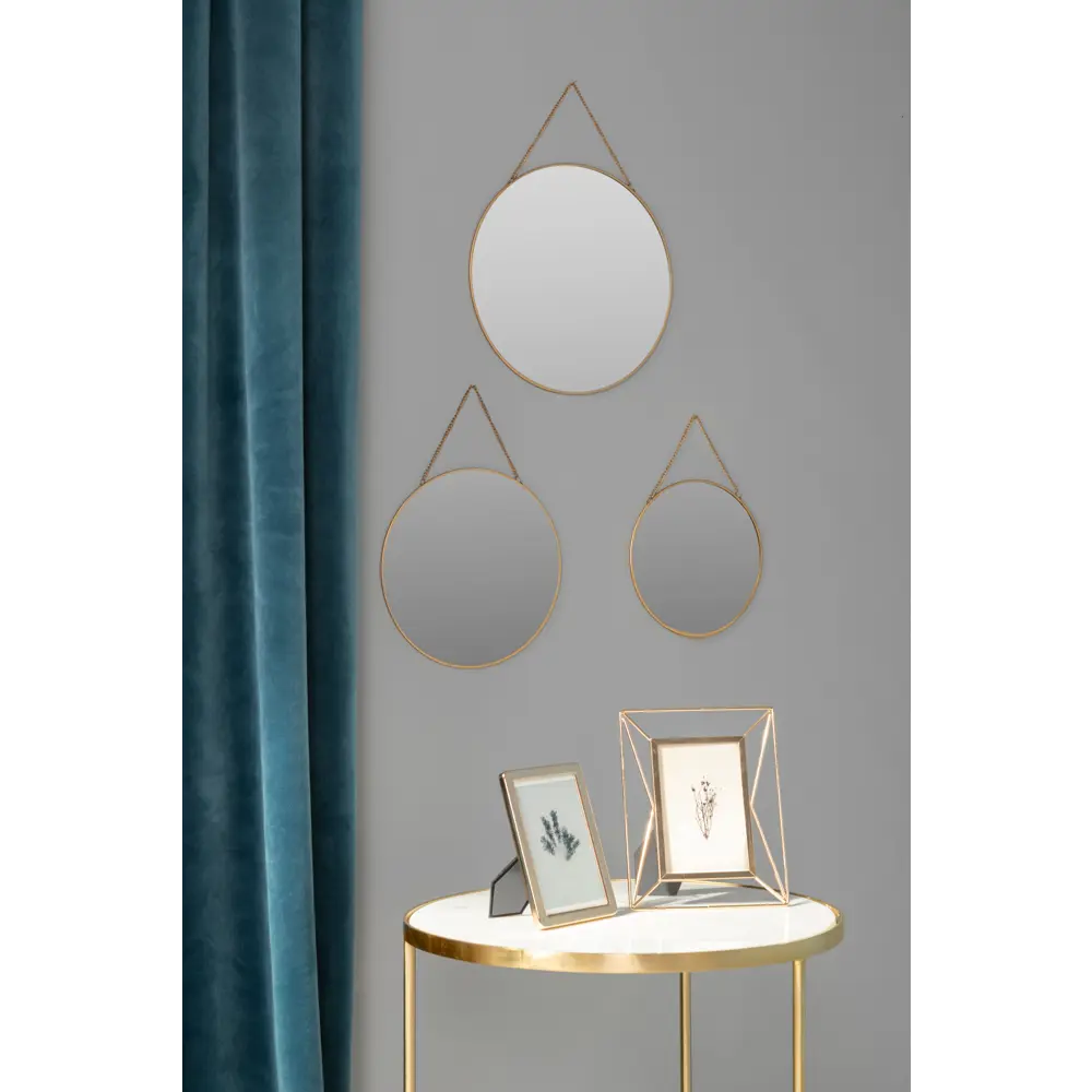 Зеркало декоративное, круг, 3 шт Atmosphera STLM-2018548 - Вид №3