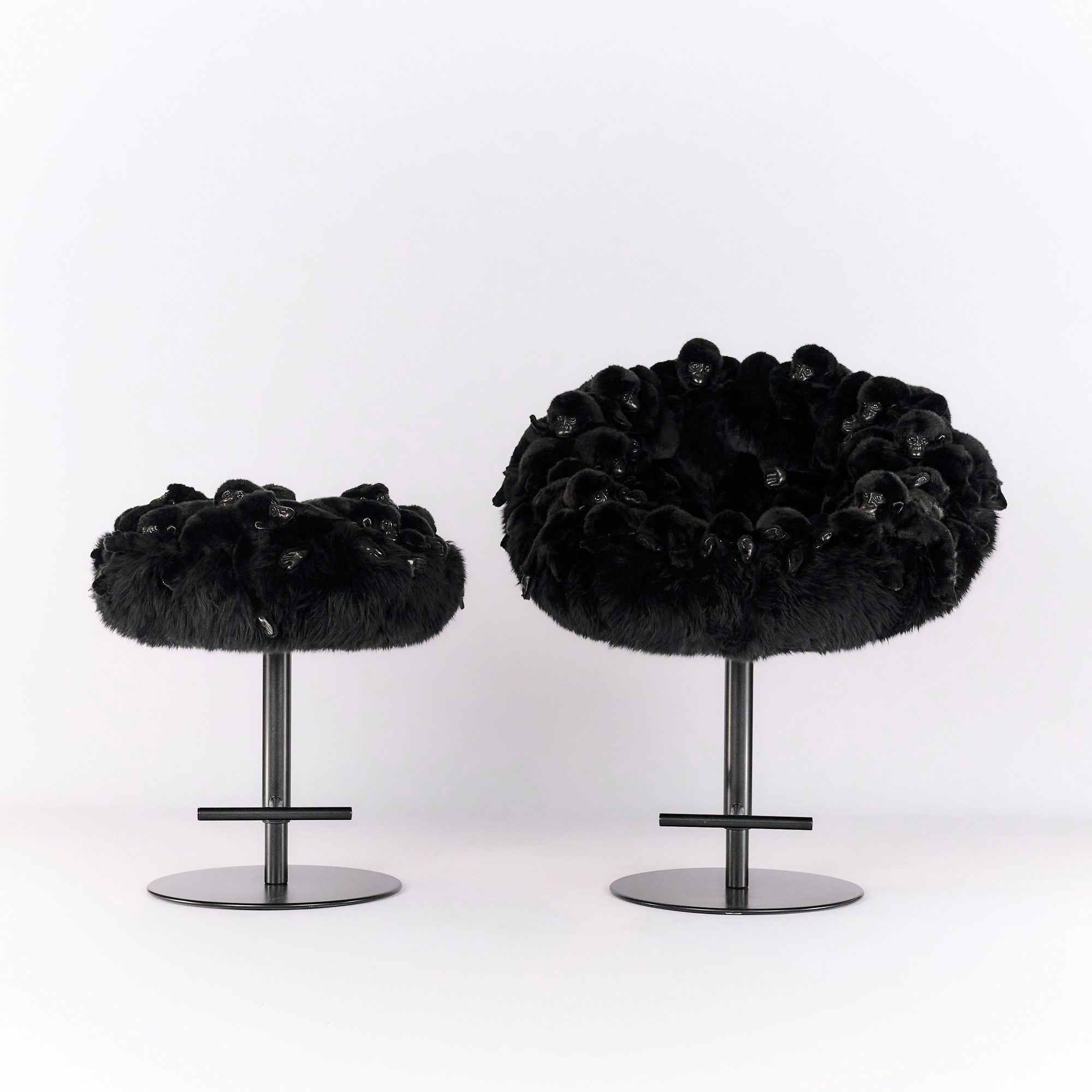 Регулируемая высота полиэстер мягкий стул APCOLLECTION Gare au Gorille ARCH-00137109 - Вид №10