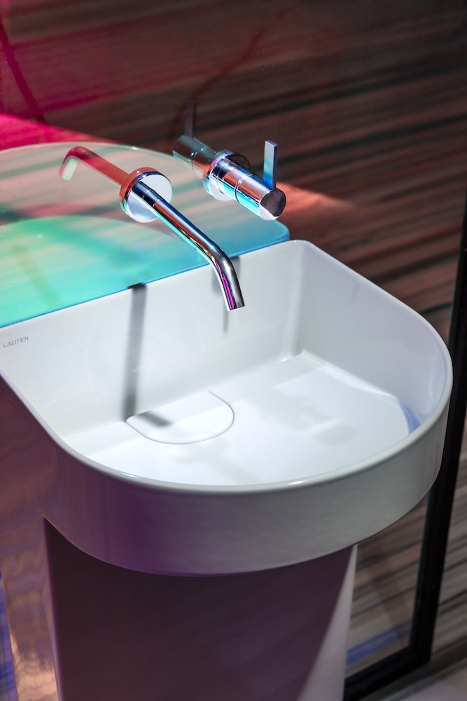 H3113360041201 Смеситель для раковины, настенный, для установки с Simibox 2-Point, фиксированный излив 175 мм LAUFEN PRO - Вид №22