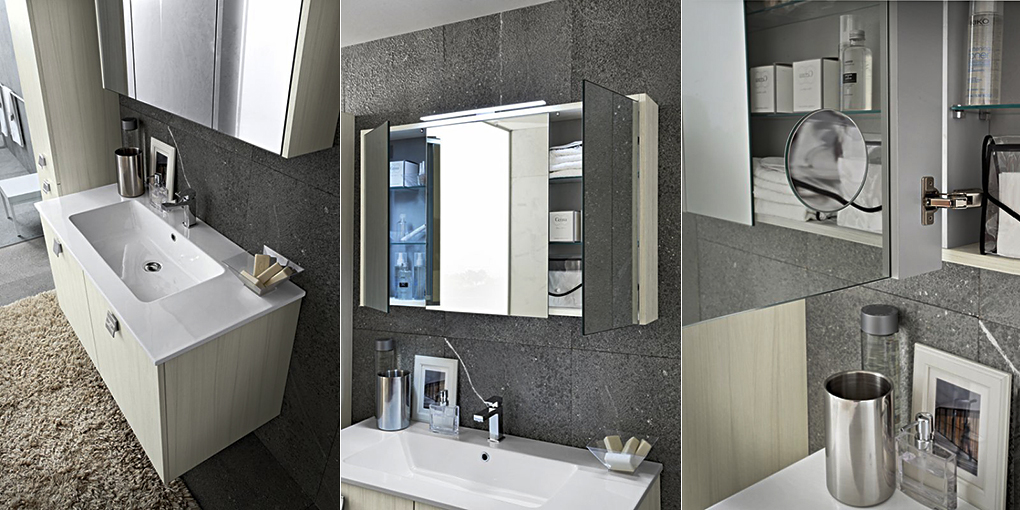 Комплект мебели для ванной комнаты Play 2012 154-155 Cerasa Play PLAY2012154155 - Вид №1