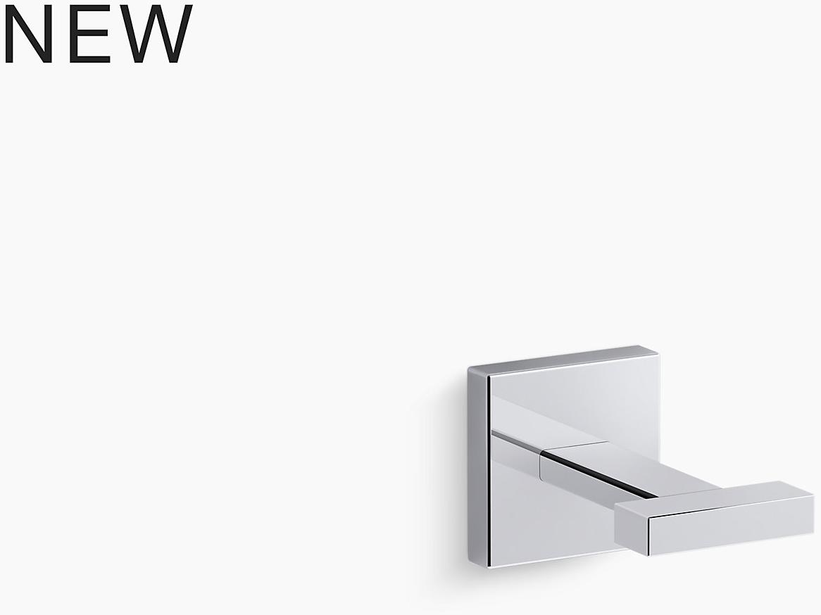 KOHLER Крючок для халата квадратный K-23290-CP  - Вид №1