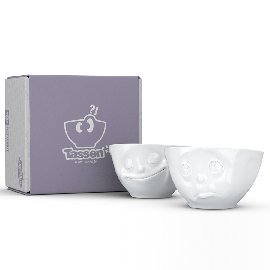 T01.23.01 Набор из 2 чаш tassen happy & oh please 200 мл белый Tassen by FIFTYEIGHT PRODUCTS  - Вид №8