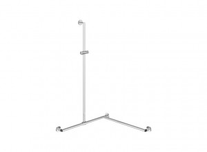 900.35.33440 Поручень для душа с выдвижным держателем для душа HEWI Greifen