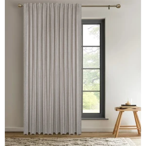 Штора на ленте Мари 200x270 см цвет бежевый