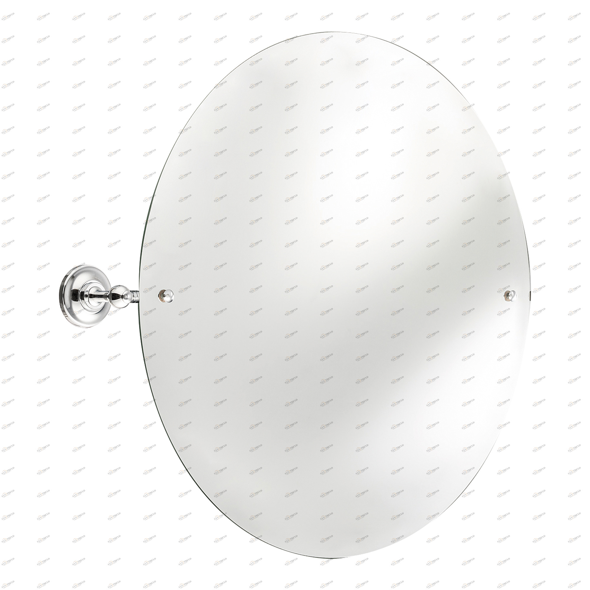 Traditional bathrooms Круглое винтажное зеркало Tb685.bn Glas / messing / porzellan 