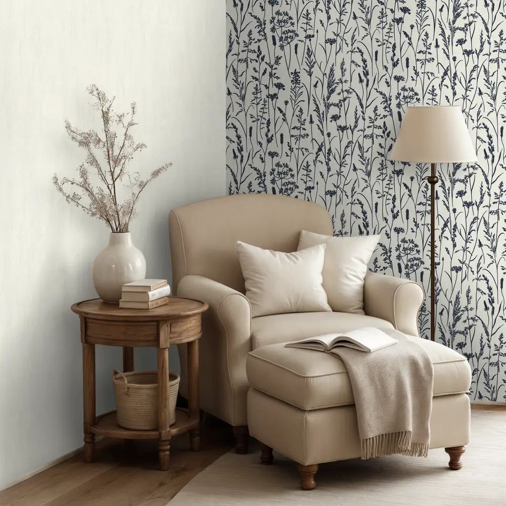 Обои флизелиновые Euro Decor Polina белые ED7314-00 89430193 STLM-2121435 - Вид №4