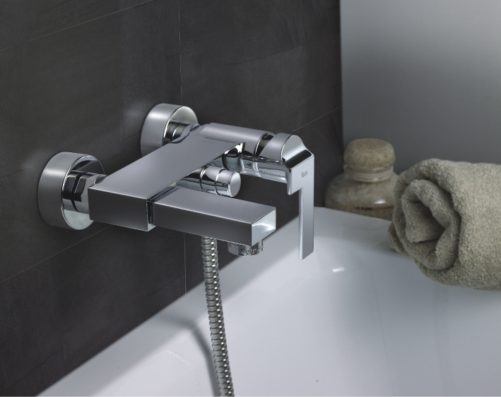 283843 Смеситель для ванны Teka Cuadro Black Испания  - Вид №1