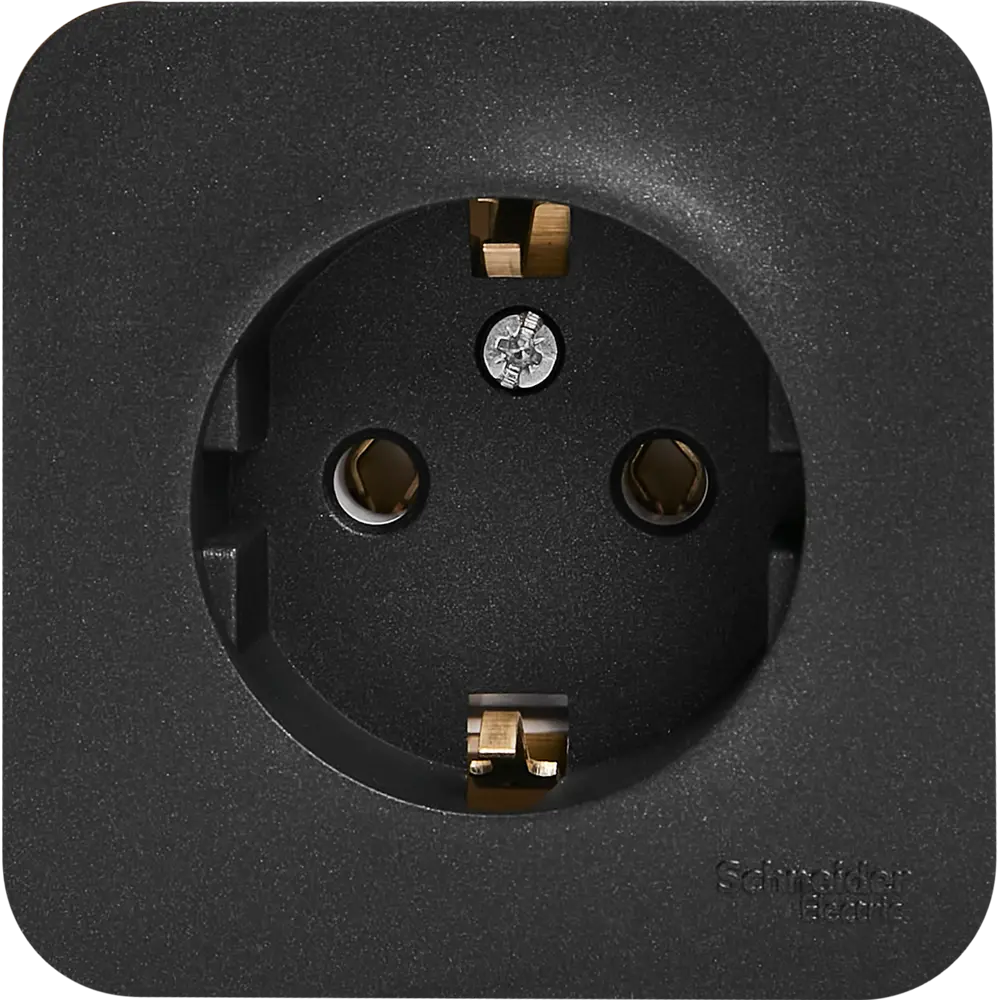 Розетка накладная Schneider Electric Blanca с заземлением цвет антрацит 86720935 STLM-2133313 SYSTEME ELECTRIC