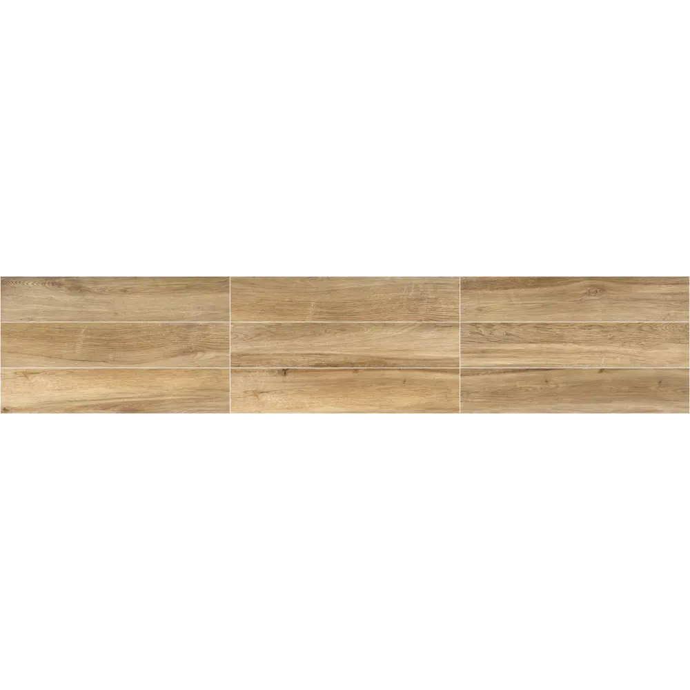 Керамогранит Alma Ceramica Hampton 20x90 см - матовый бежевый с текстурой дерева 89021580 STLM-1393967 - Вид №2