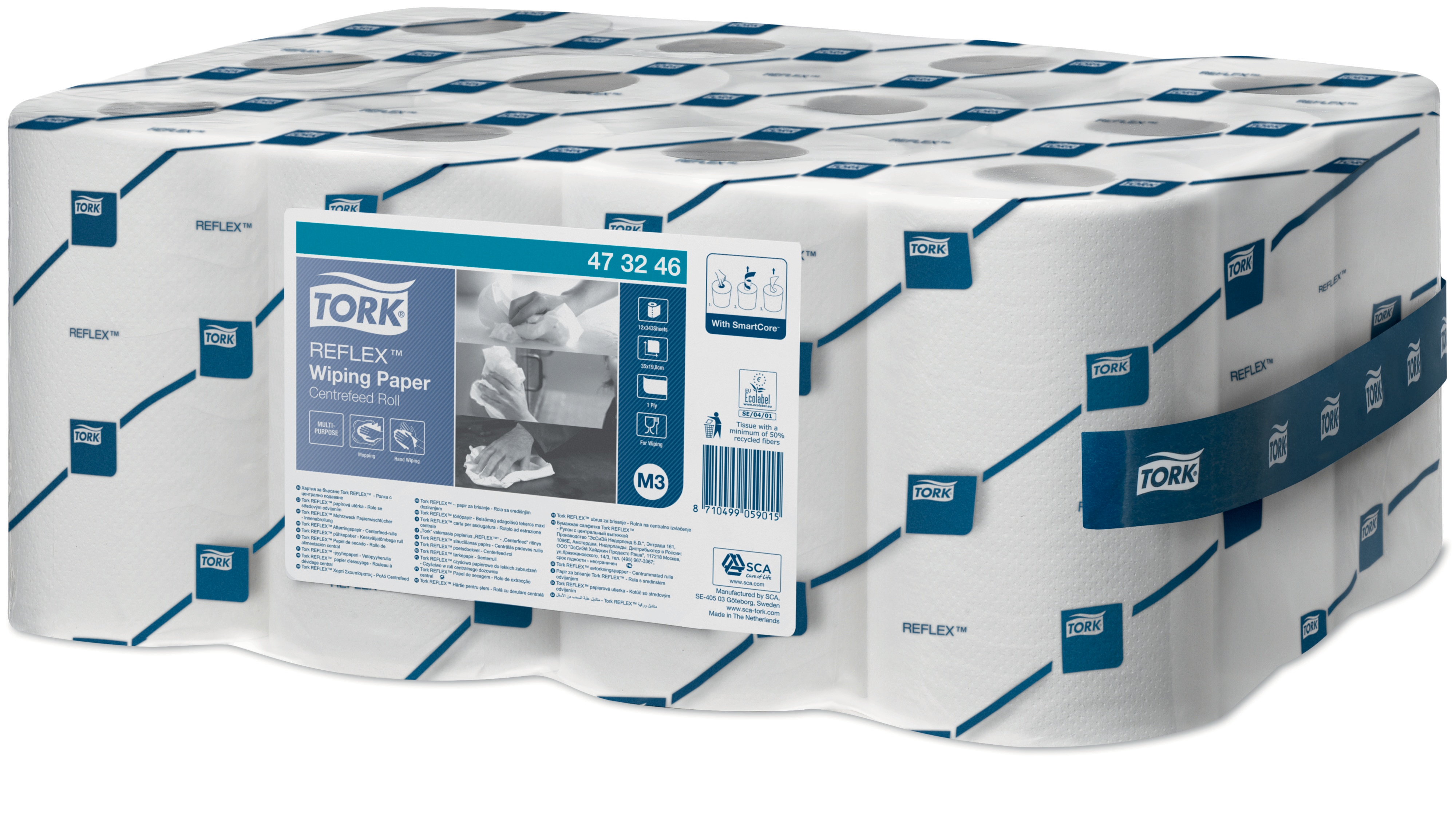 47324638 Салфетка Reflex™ для легких загрязнений Tork  - Вид №2