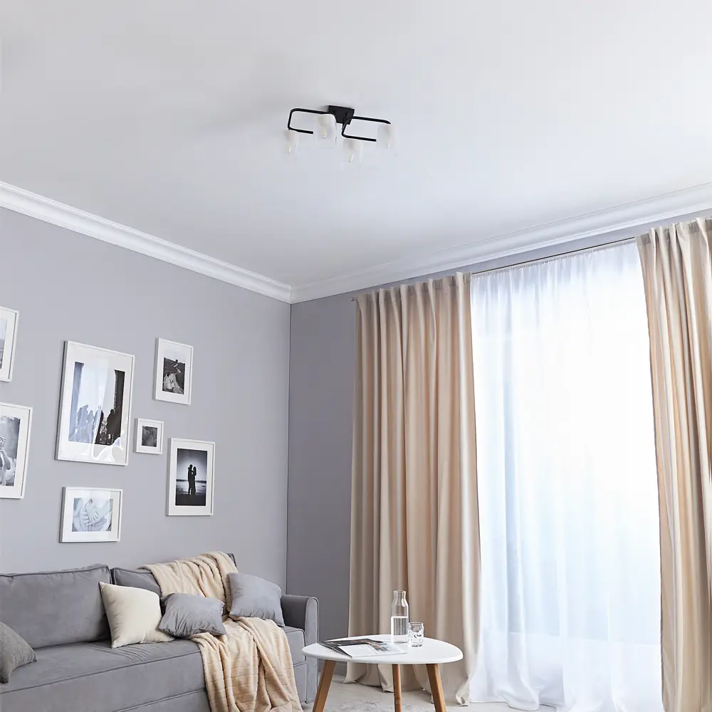 Люстра потолочная Stile 9160-4 4 лампы 88660032 STLM-2123872 SCHAFFNER  - Вид №8
