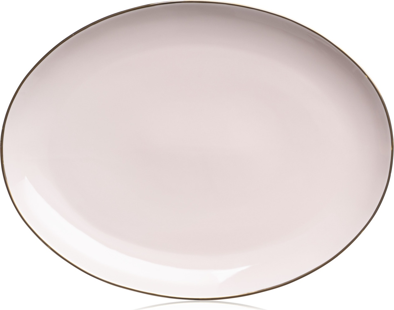 10640836 Lenox Блюдо овальное Lenox "Трианна" 37см (пудровое) Фарфор 
