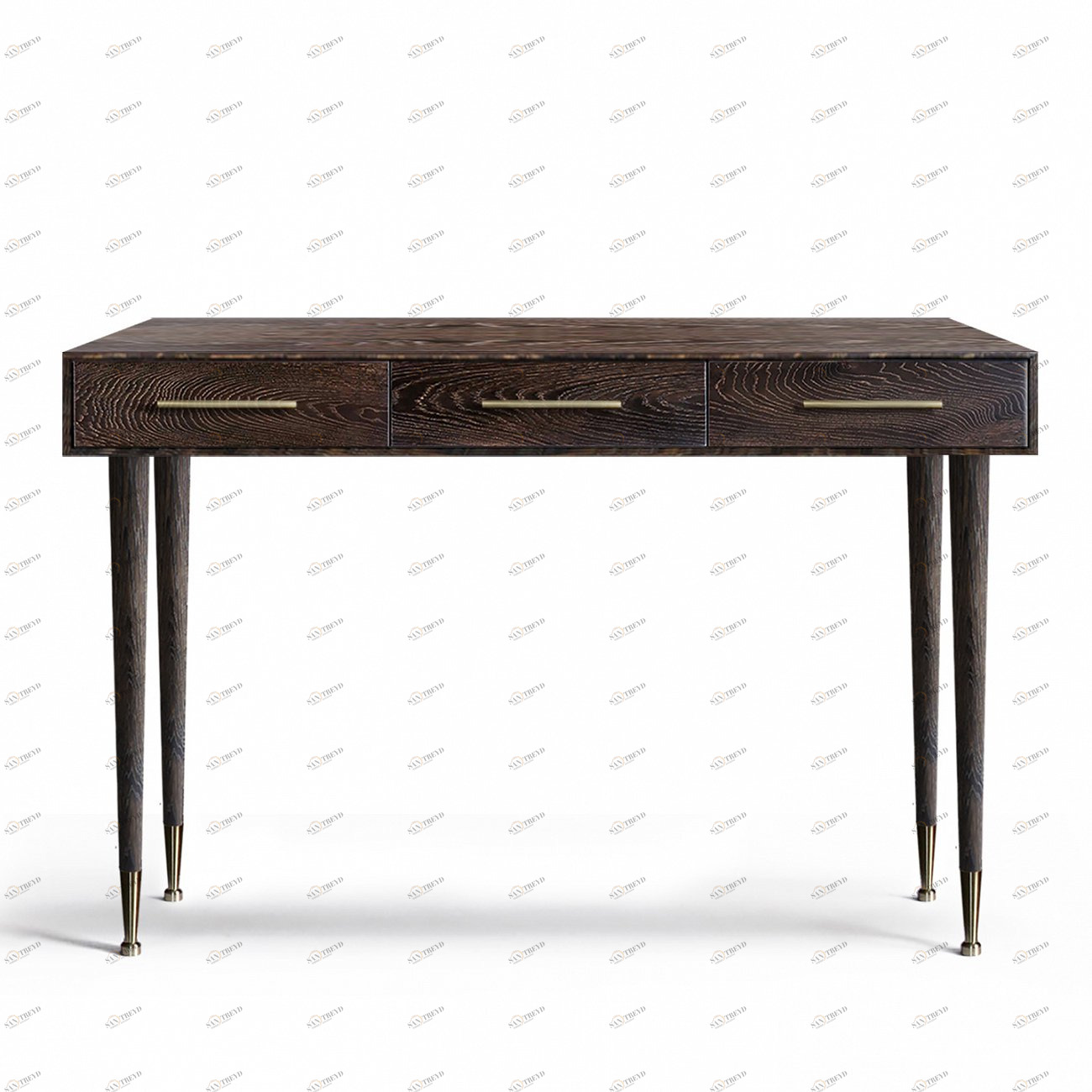 Консоль с 3 ящиками ясень кофейный Bullwood ACWD BULLWOOD 00-3981920 Коричневый 