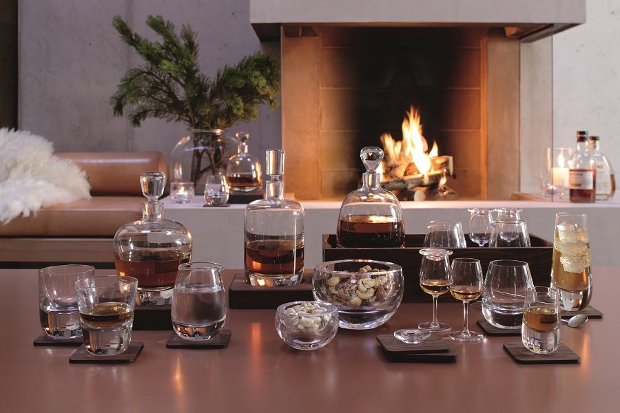 Набор из 2 шотов на подставках 80 мл Whisky LSA INTERNATIONAL WHISKY 00-3863208 Прозрачный  - Вид №1