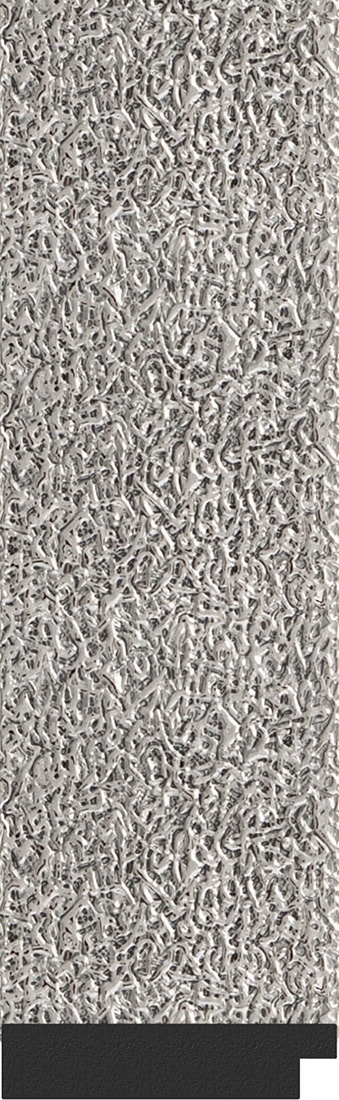 BY 3343 Зеркало в багетной раме - чеканка серебряная 90 mm EVOFORM Definite - Вид №3