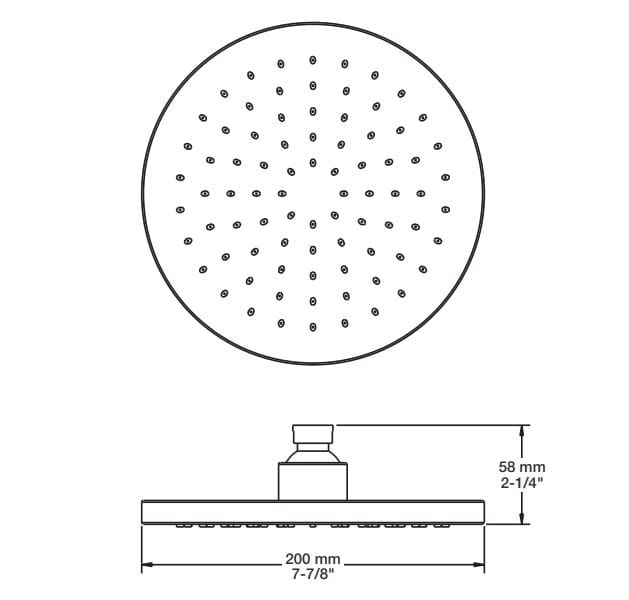 Встраиваемый термостатический набор для ванны с ручным душем BARIL Profile B46 ARCH-00024247 - Вид №9