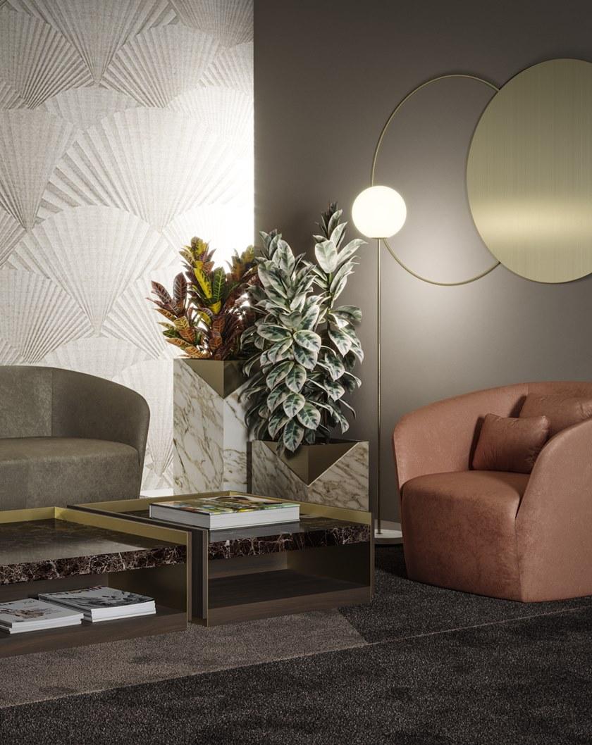 Горшок из керамогранита и окрашенной стали Louise Santreyd sun-id-1475820 - Вид №3