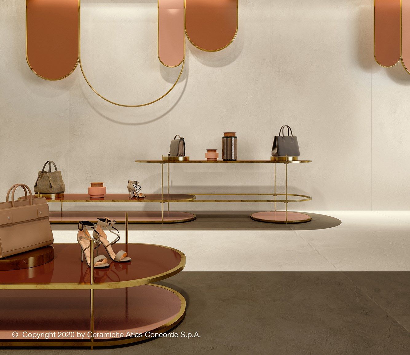 Пол из керамогранита с эффектом смолы Atlas Concorde ARCH-00028612 - Вид №27