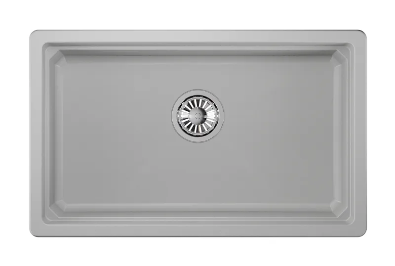 KS-7303U, АРКТИК (БЕЛЫЙ), кухонная мойка, кварц GRANULA Kitchen Space 7303U-ST336 - Вид №2