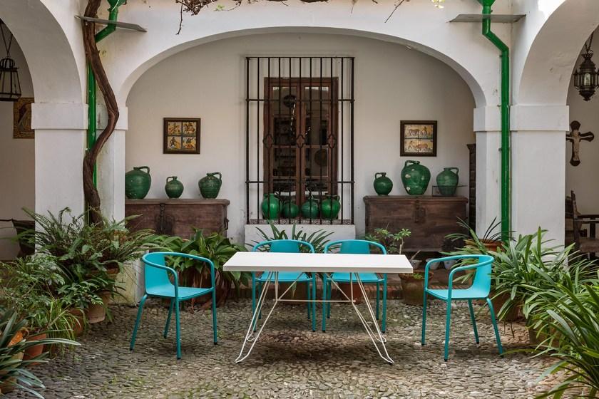 iSimar Штабелируемый алюминиевый стул с подлокотниками  7210  - Вид №2