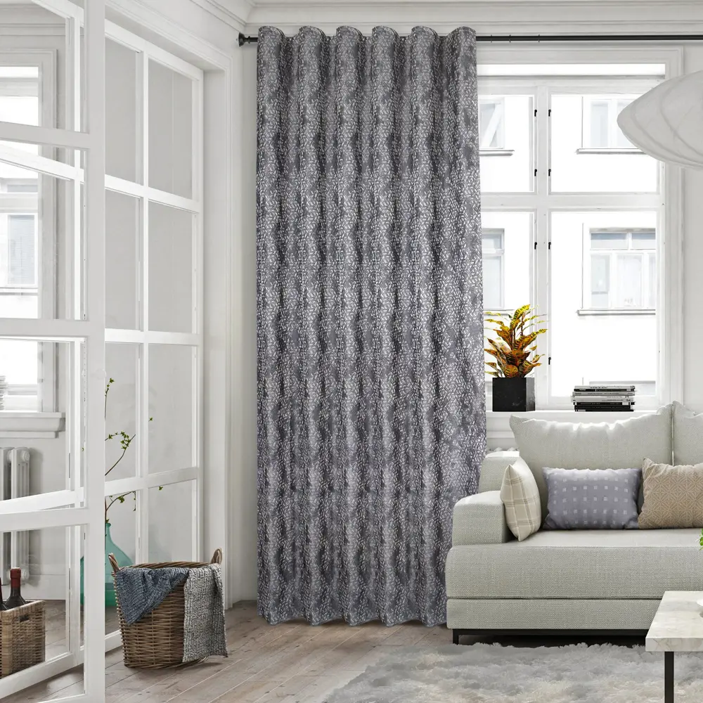 Штора на ленте Калейдоскоп 200x280 см цвет серый 89052485 STLM-2025356 MIAMOZA  - Вид №5