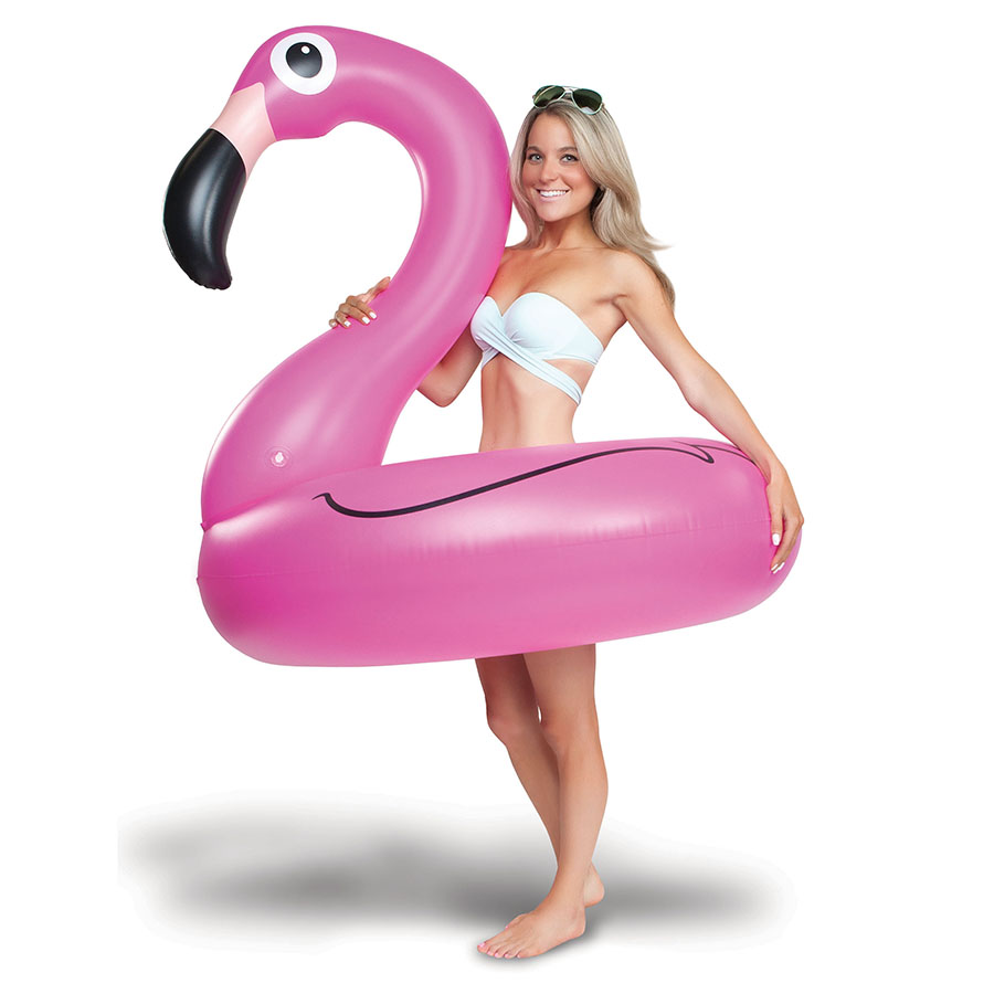 BMPFPF Круг надувной , pink flamingo BigMouth  - Вид №7