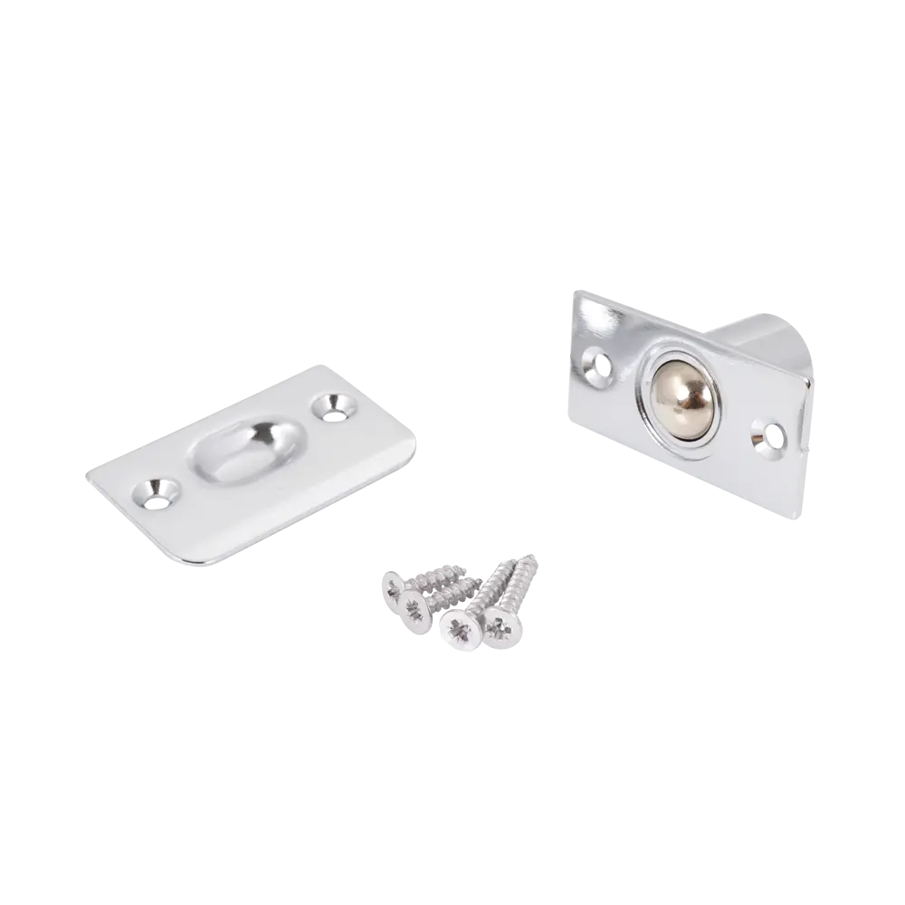 Шариковый фиксатор EDSON для межкомнатных дверей в хроме 89383164 STLM-1504691 - Вид №1